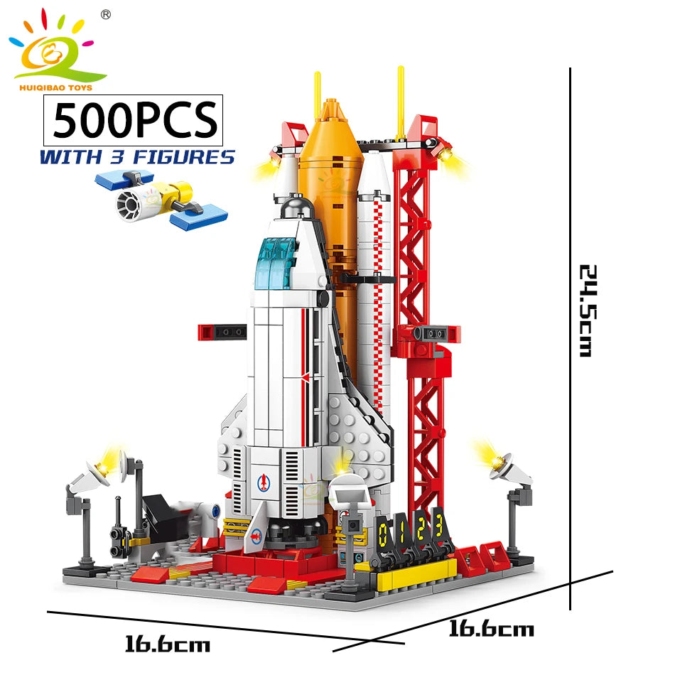 Space Aviation Manned Rocket Building Blocks