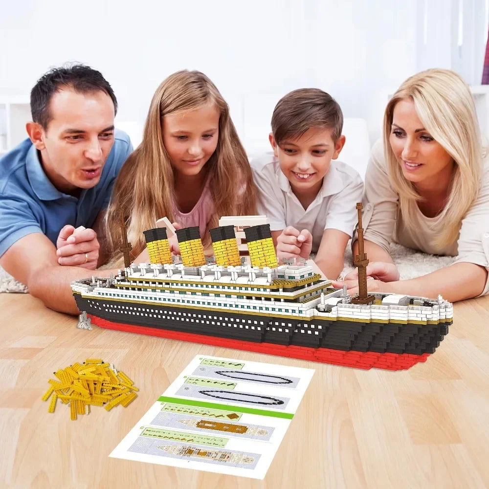 Titanic Ocean Liner Brick Model