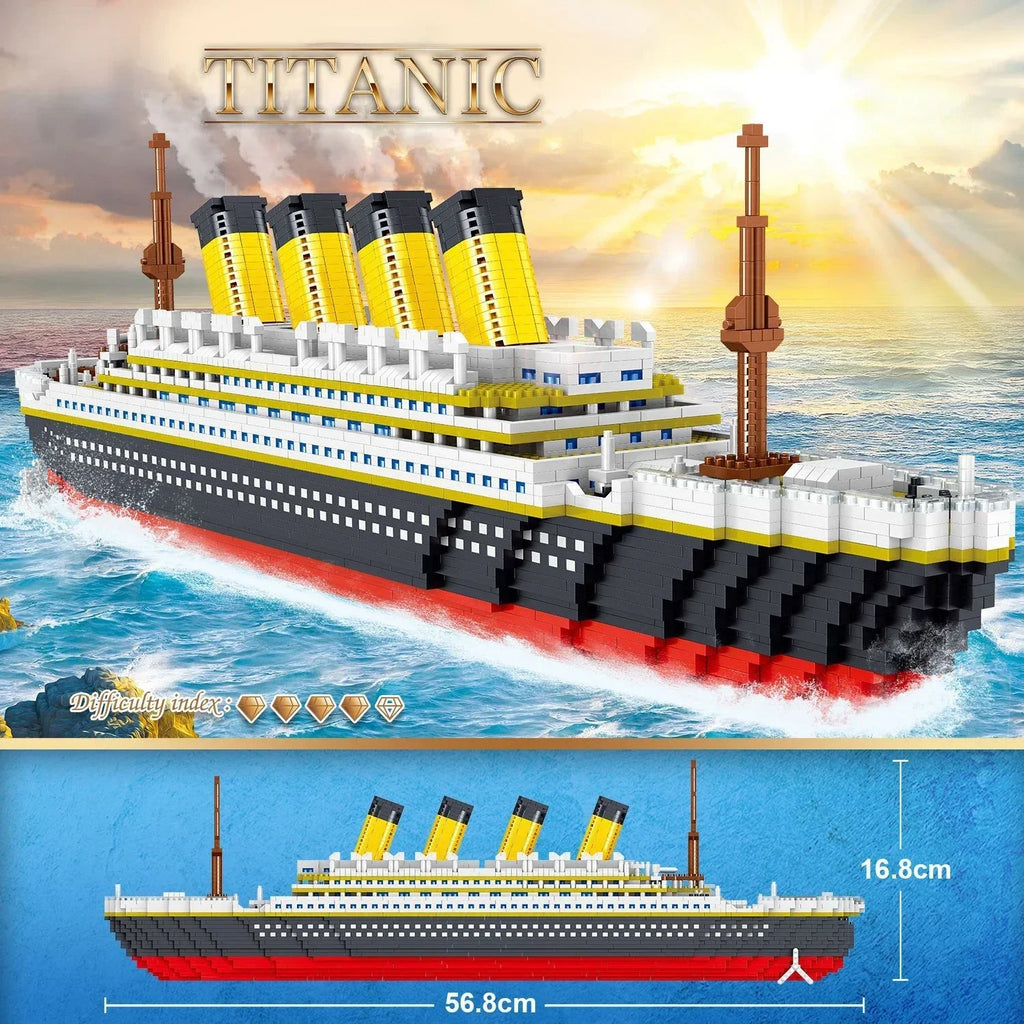 Titanic Ocean Liner Brick Model