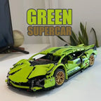 Green Sports Racing Car 4
