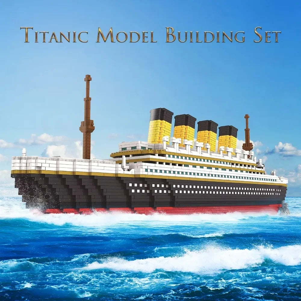 Titanic Ocean Liner Brick Model