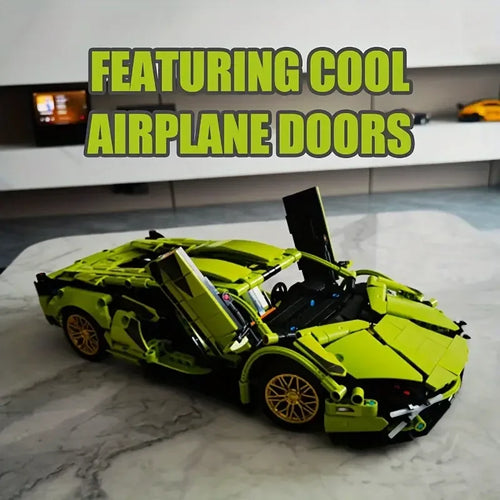 Green Sports Racing Car 3