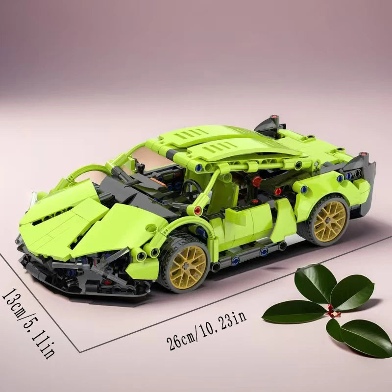 Green Sports Racing Car 5